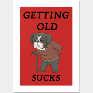 Getting Old Sucks Posters and Art